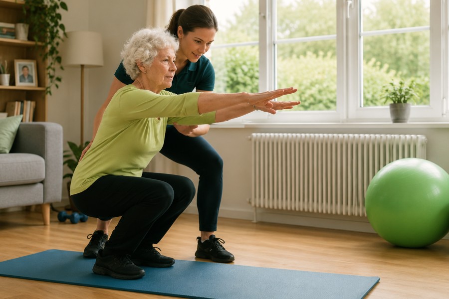 Home balance and gait rehabilitation after stroke in Derby